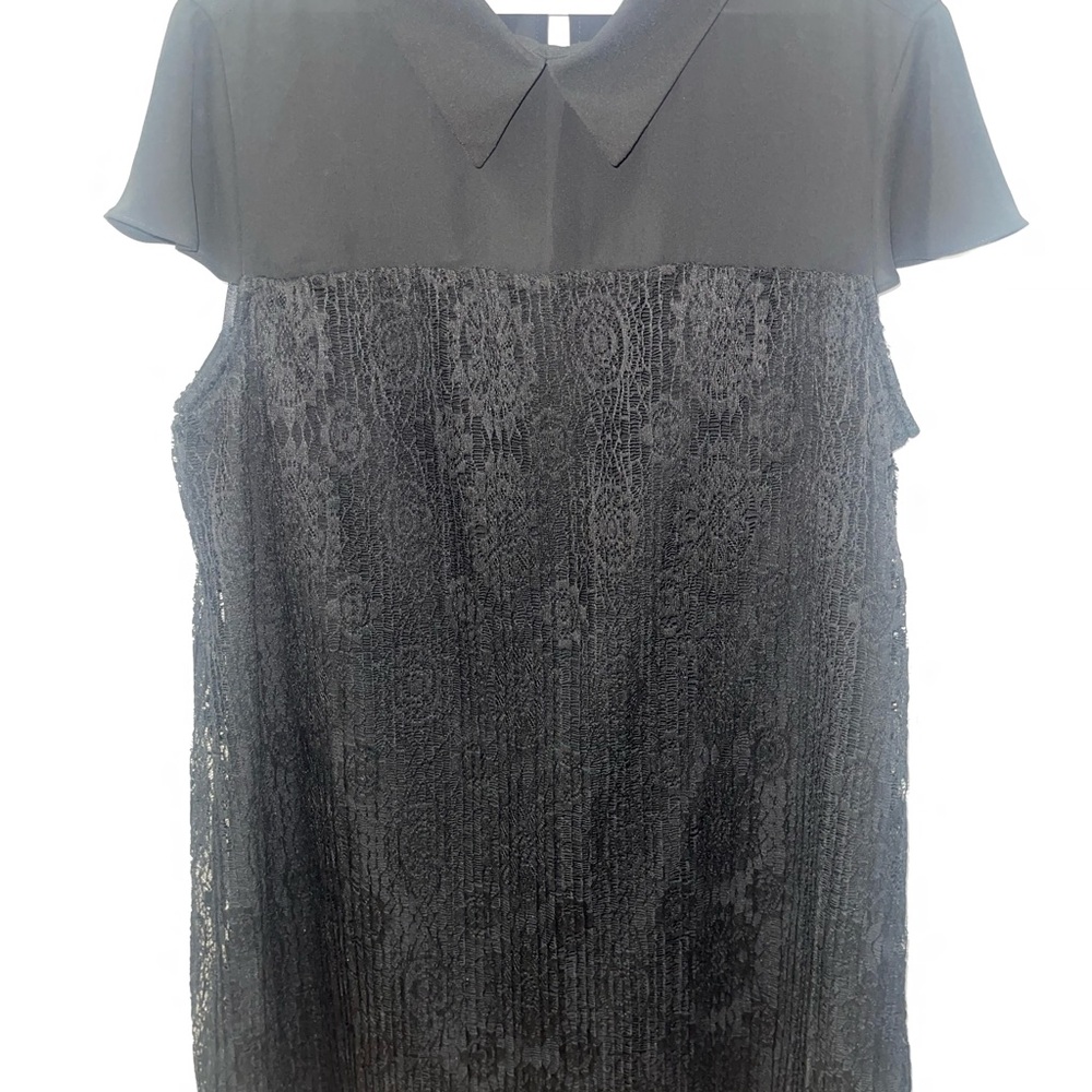 Elegant Black Lace Women's Top